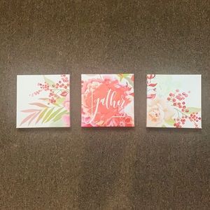 Cute 3 piece picture set